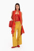 Embroidered Bustier in cotton